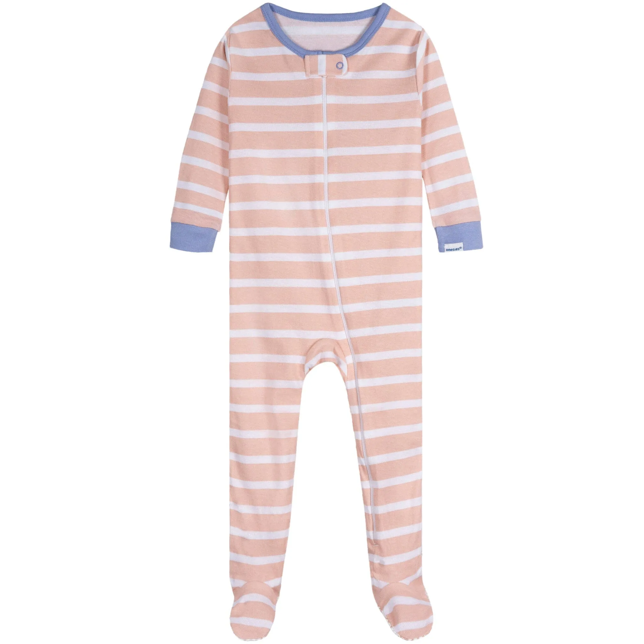 4-Pack Baby Girls Rainy Day Snug Fit Footed Pajamas