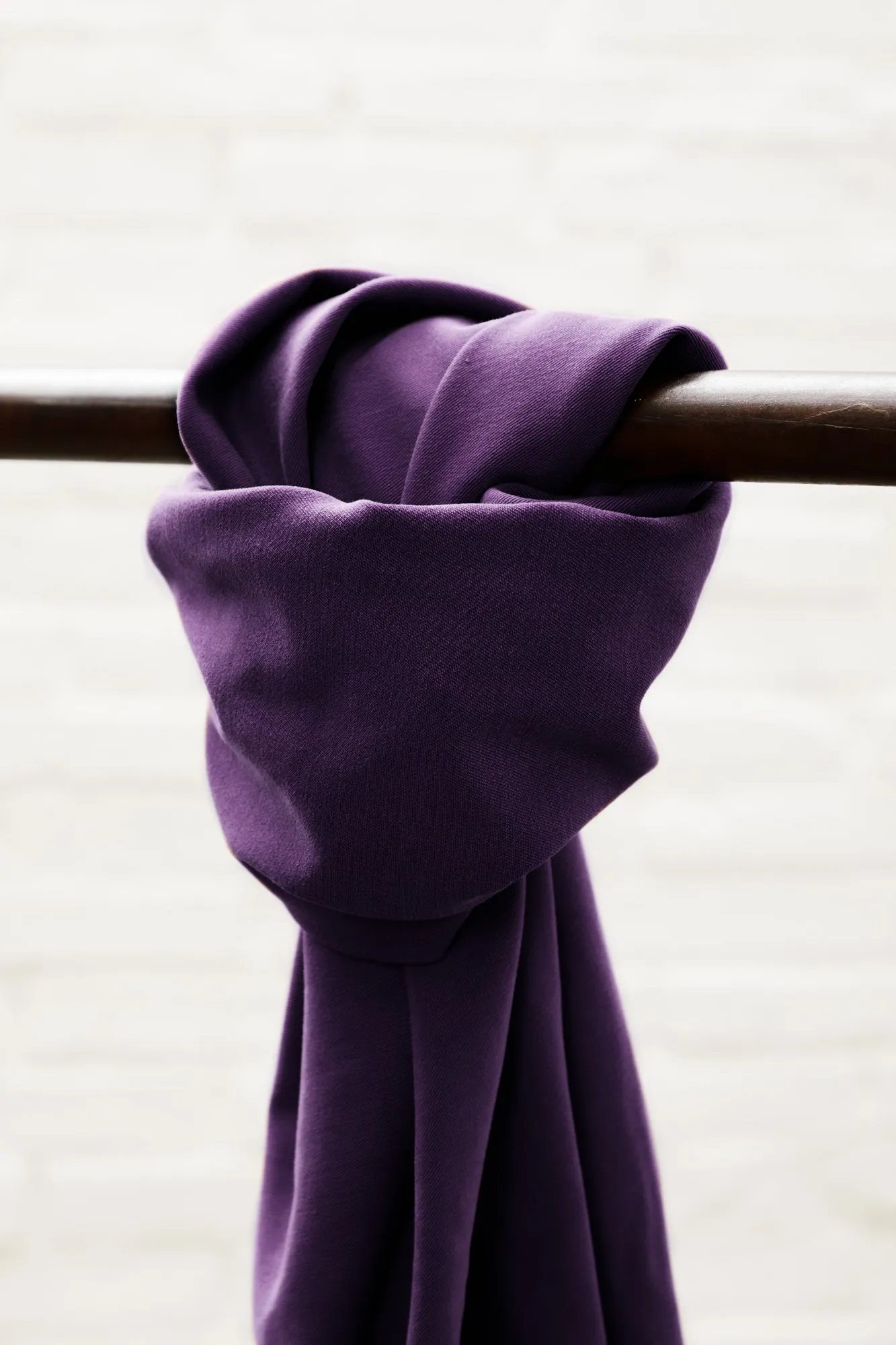 80x125 cm // Soft Stretch Twill - Purple night