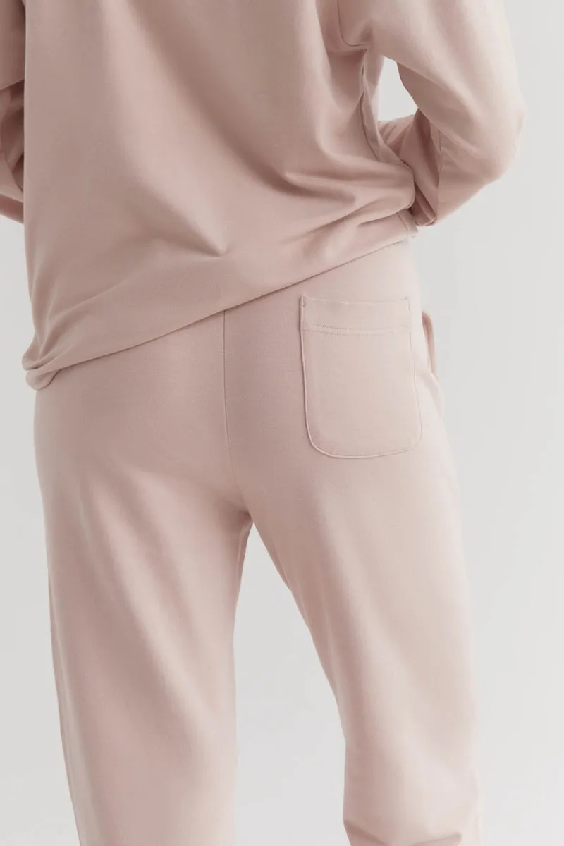 Assembly Label - Kin Fleece Trackpant - Pink Clay