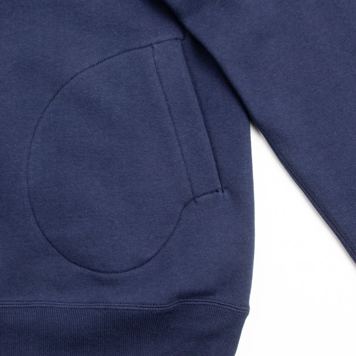 Boxing Glove Pocket Hooded Sweatshirt - Navy