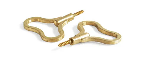 Brass Bean Hooks