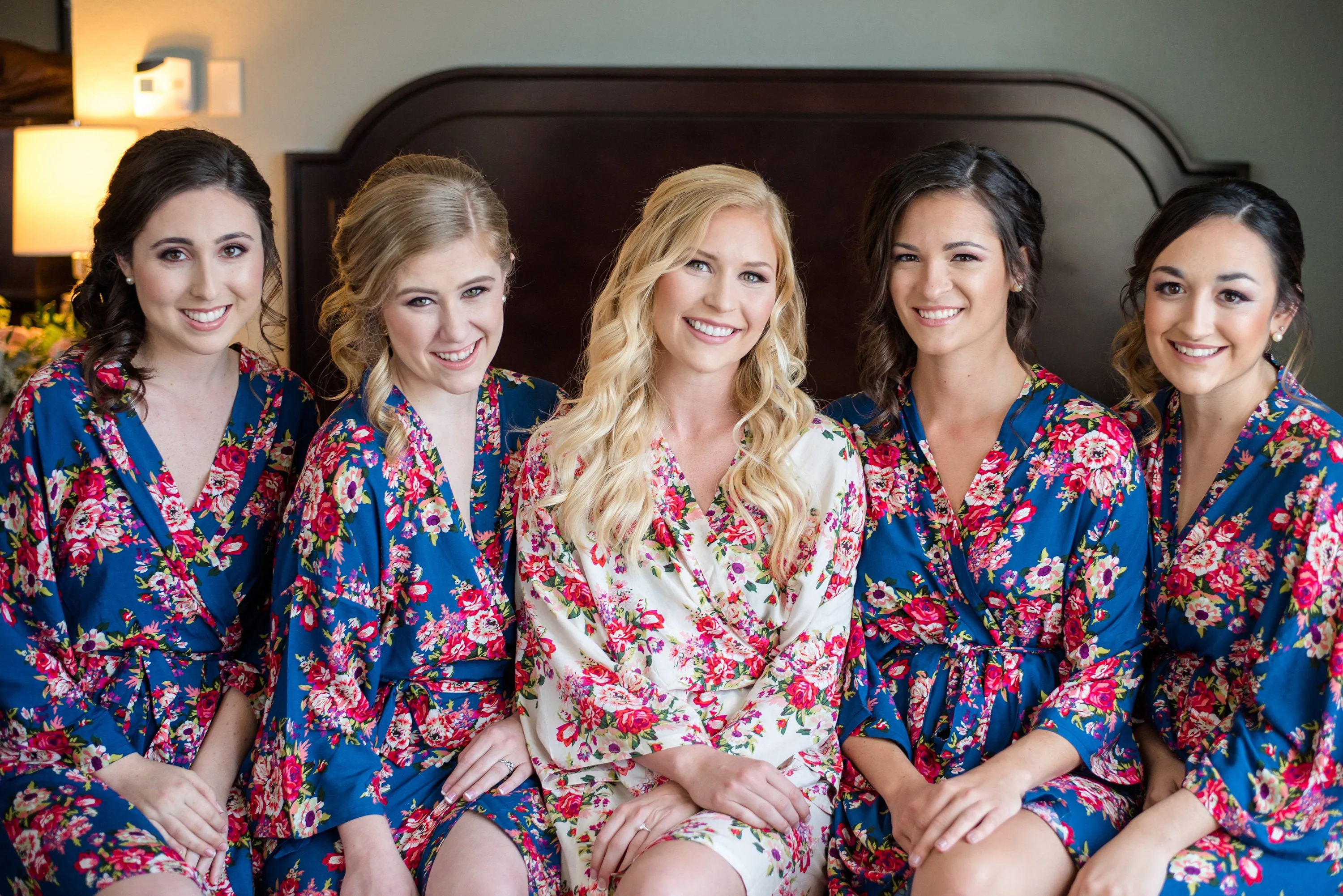 Bridesmaid Robes-Bridesmaid Gift-Bridal Party Robes-Floral Robe-Kimono Robe-Wedding Robe*** Discount for Multi Orders, Please message us***