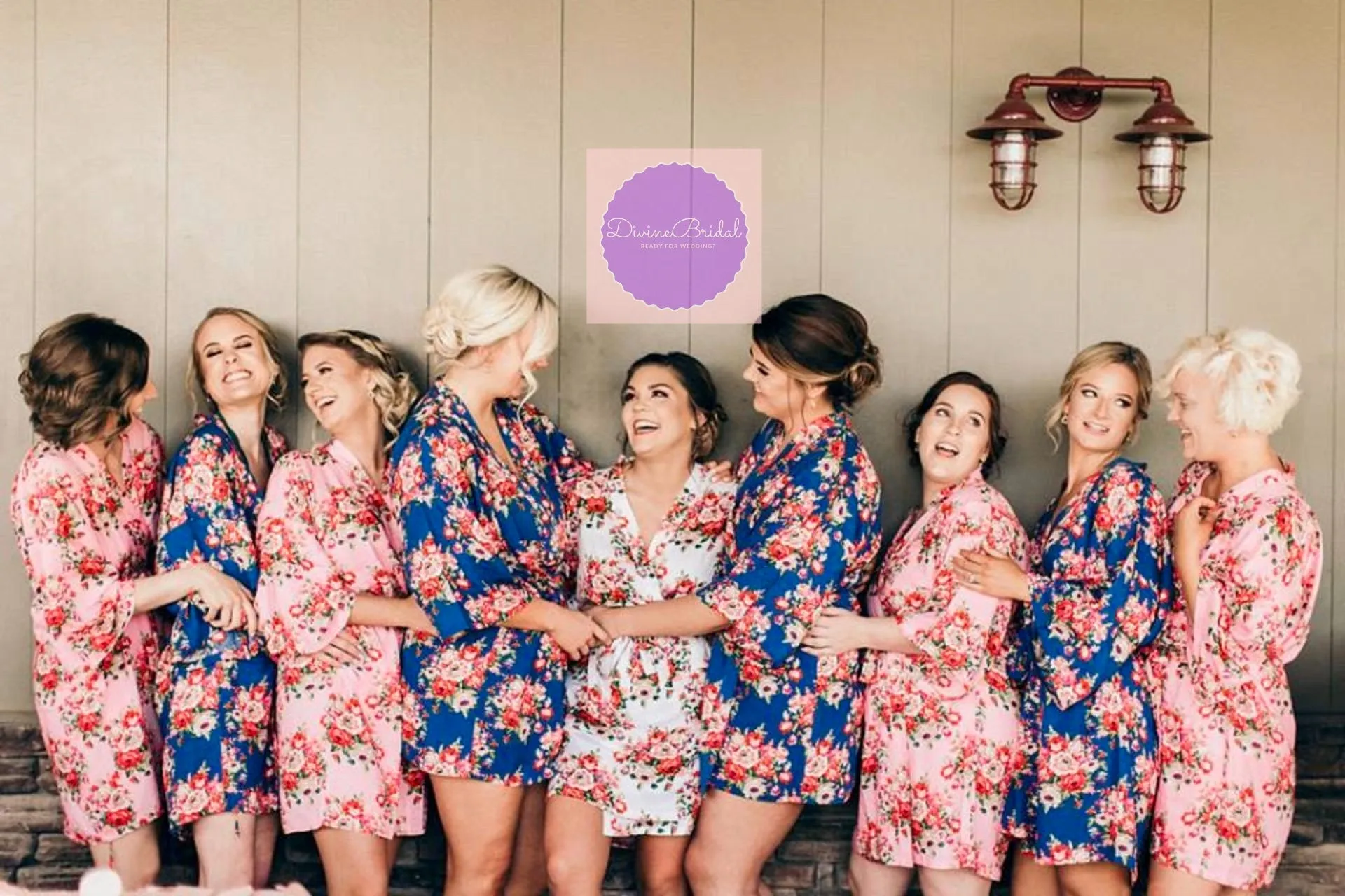 Bridesmaid Robes, MIX&MATCH, Bridesmaid Gifts, Floral Robe, Kimono Robe, Wedding Robe,CottonRobes,Set of Bridesmaids Robes,Bridesmaids Party