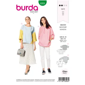 BURDA - 6203 Sweatshirt