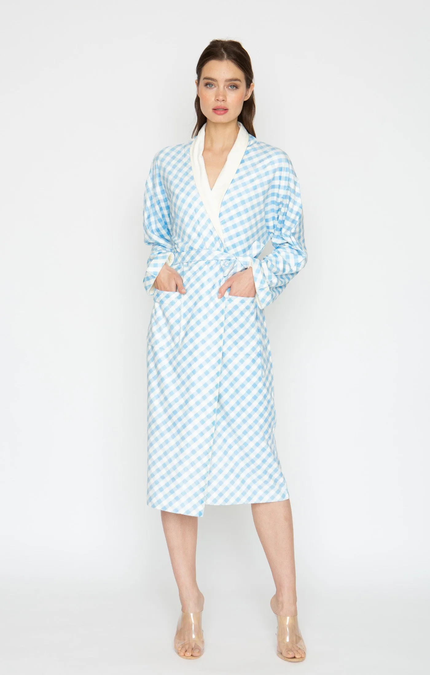 Checkmate Blue Long Robe