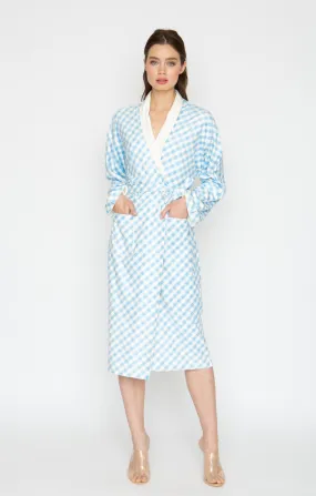 Checkmate Blue Long Robe