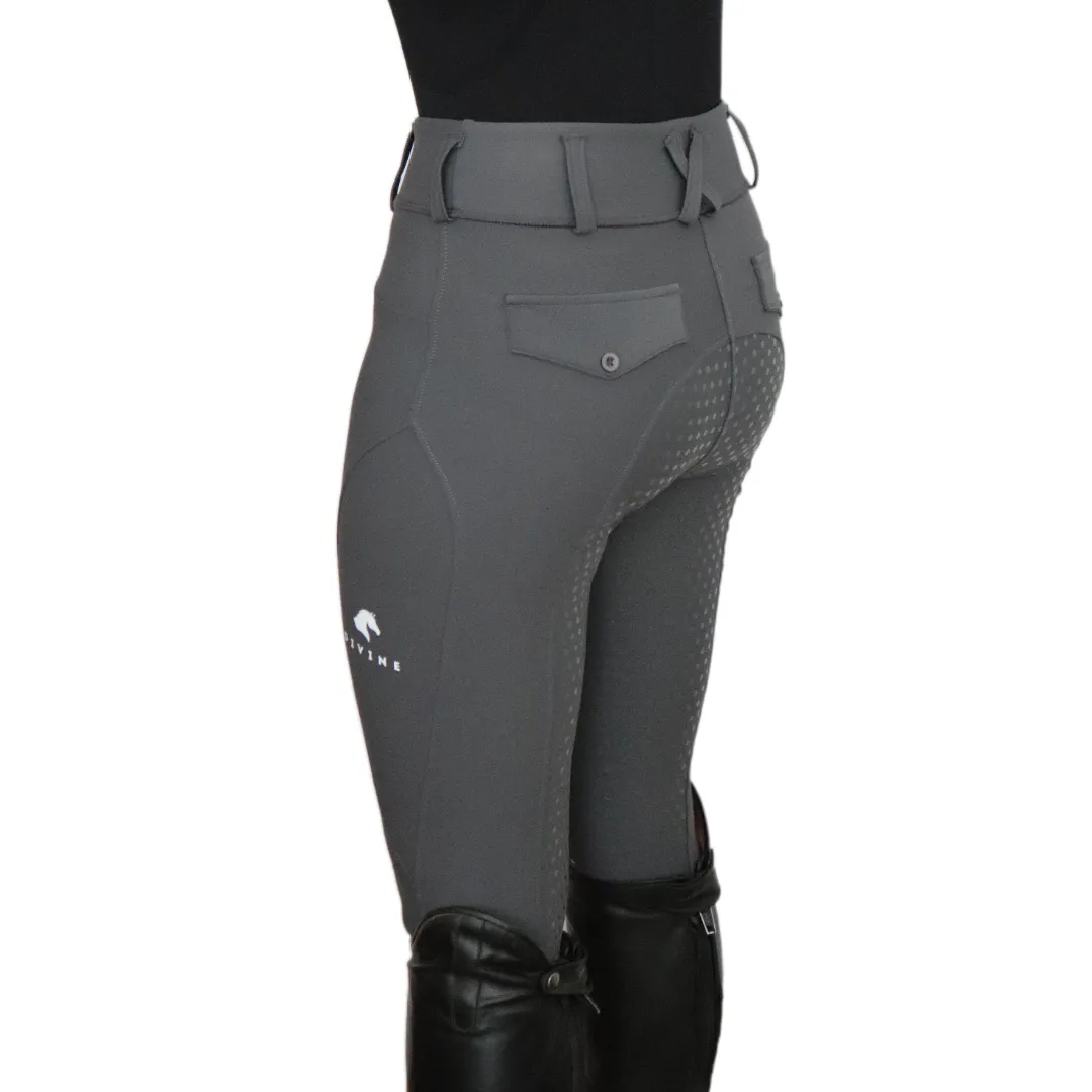 Comfort Grip Leggings - Gray