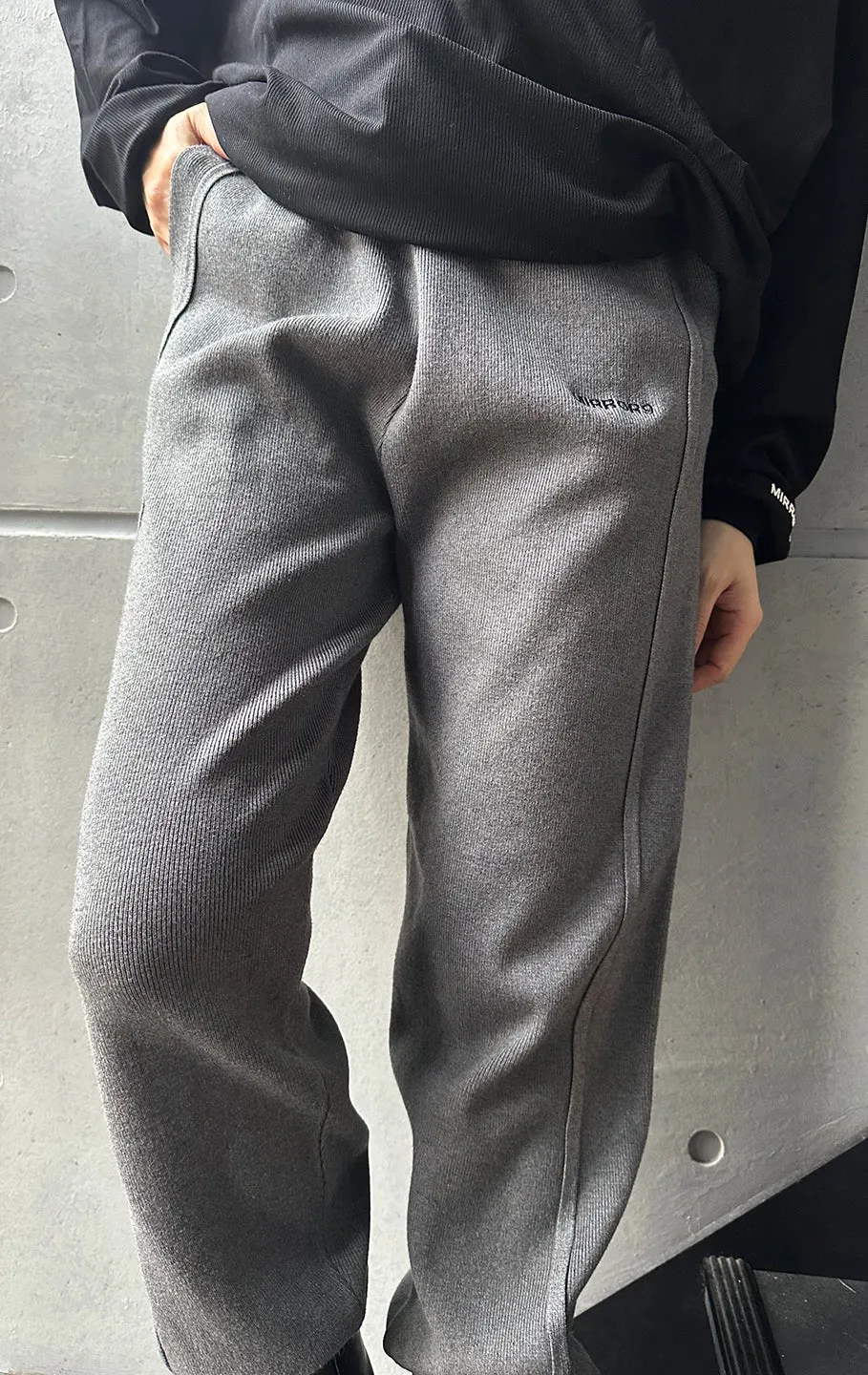 Comfort knit pants/3color