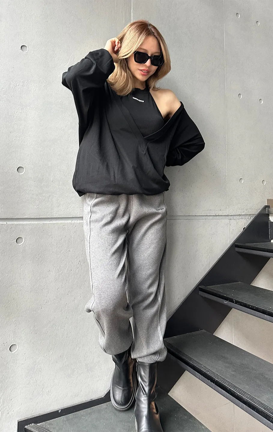 Comfort knit pants/3color