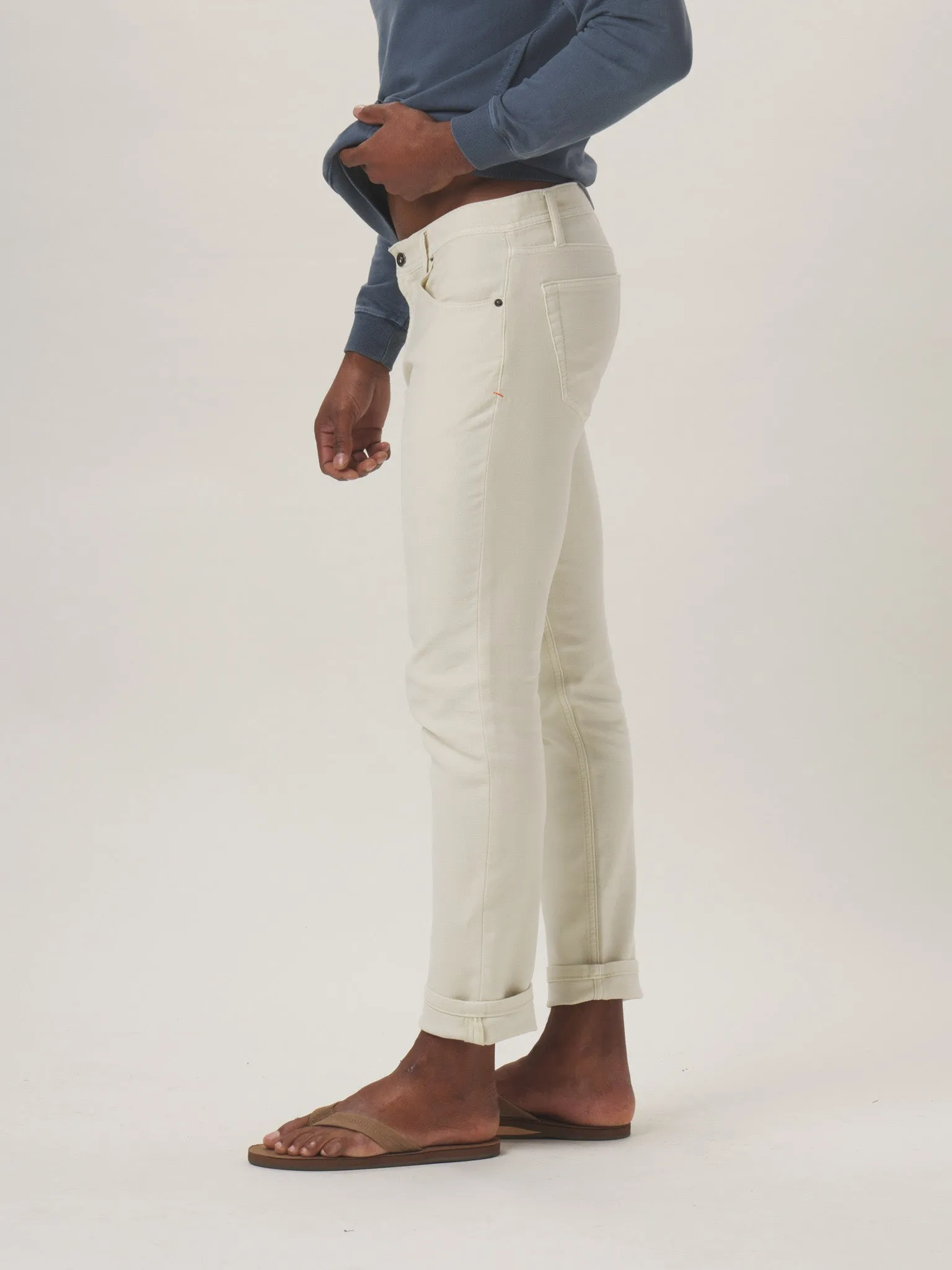 Comfort Terry Pant in Stone