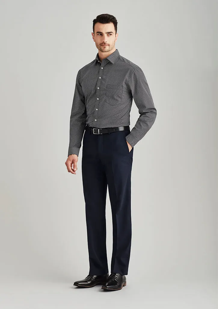 Comfort Wool Stretch Mens Adjustable Waist Pant (BZ-74014)