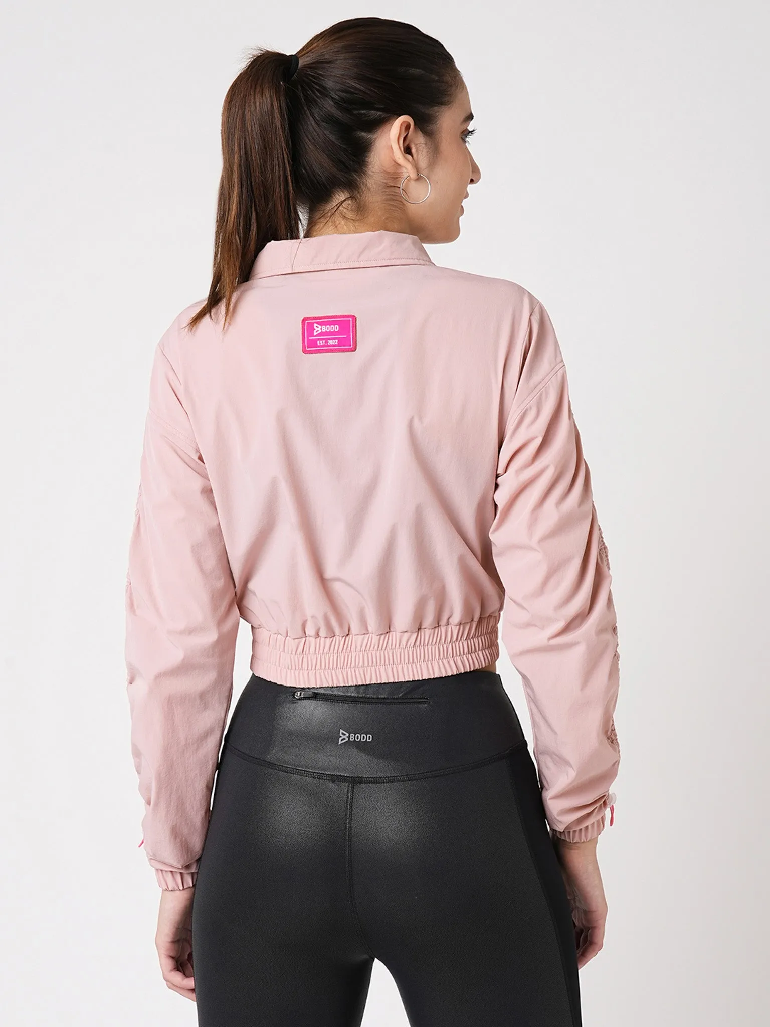 Cotton Candy Rouched Jacket