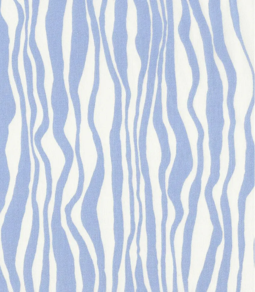 Cousette - Ripple Sky Blue Viscose Fabric