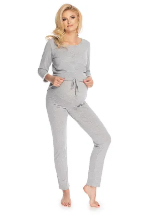 Cozy Maternity and Nursing Pajama Set