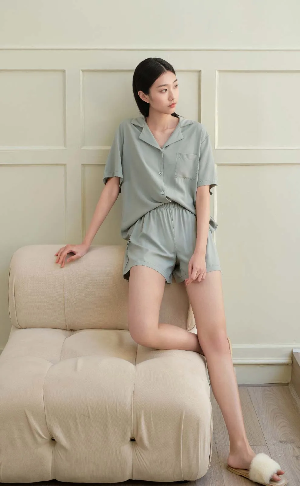 Cozy •  Rayon Short Sleeve Pajamas Set