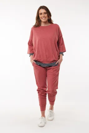 Elm - Fundamental Mazie Sweat - Deep Rose