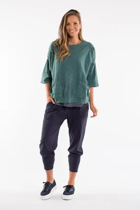 Elm - Fundamental Mazie Sweat - Sage Green