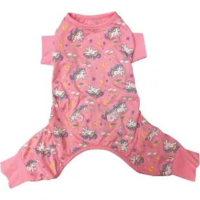 Fashion Pet Unicorn PJ's Dog Pajamas Pink Small