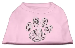 Green Paw Rhinestud Shirts Light Pink XXXL(20)