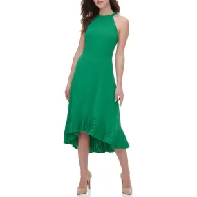 Hi-Low Halter Top Midi Trop Green