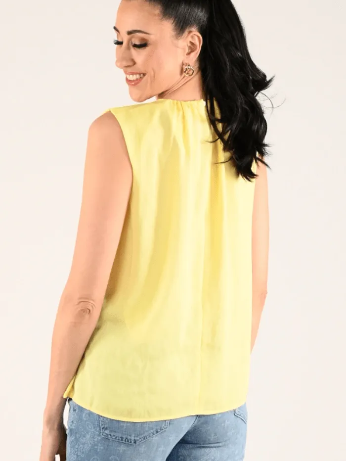 Marc Cain Collections Lemon Top With Ruffle Detail WC 61.13 W39 COL 420