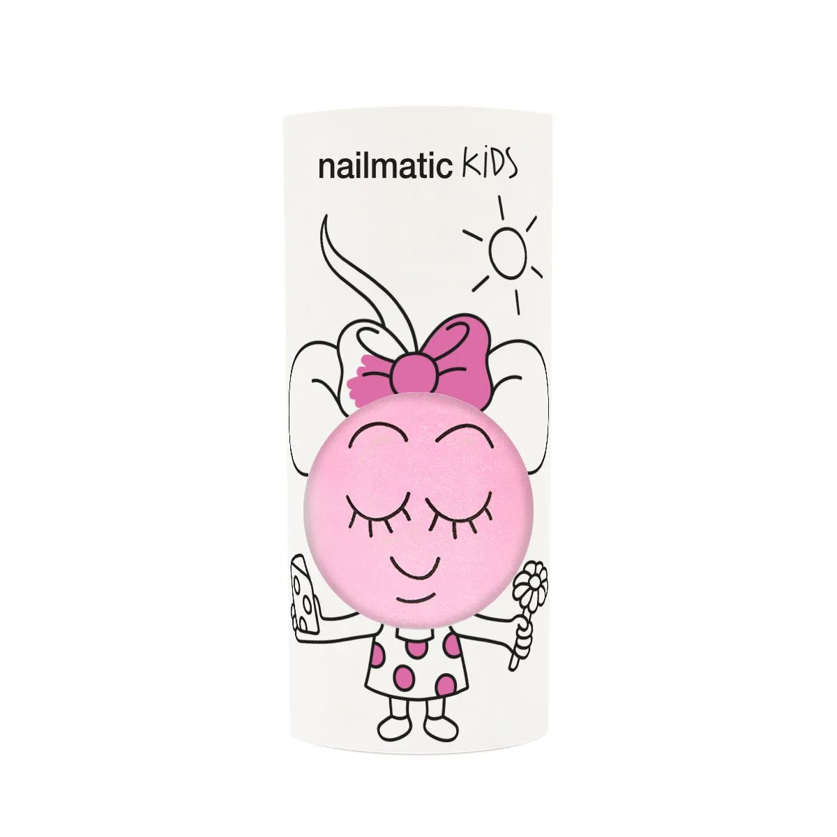 Nailmatic Kids Water-Based Nail Polish - Dolly - Neon Pink