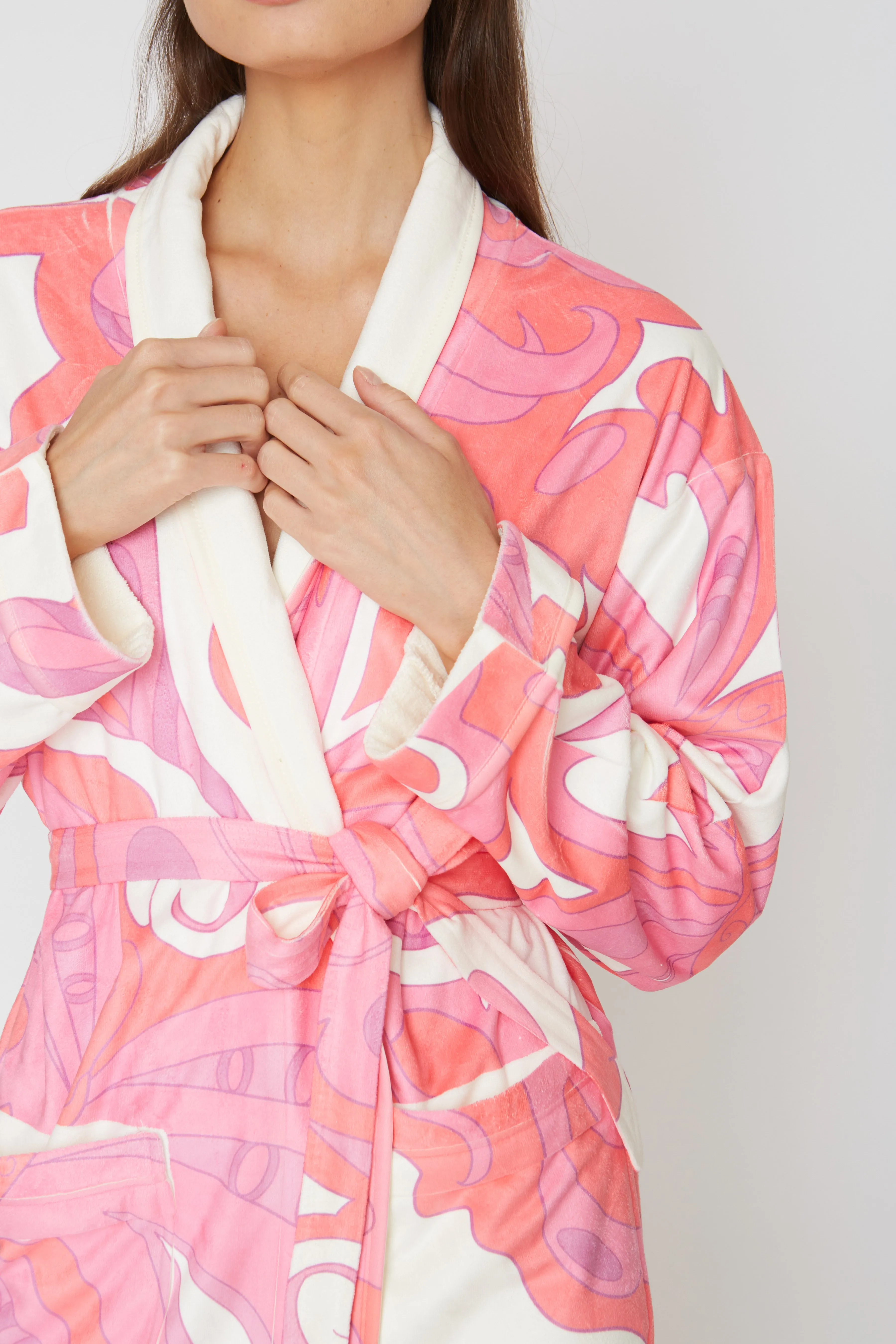 Pink Martini Short Robe