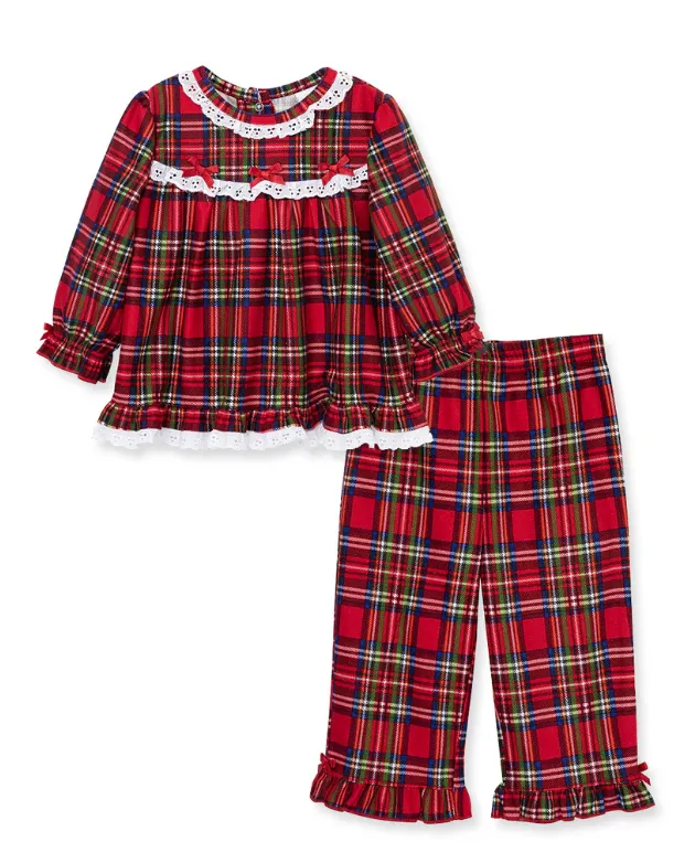 Plaid Ruffle Pajama