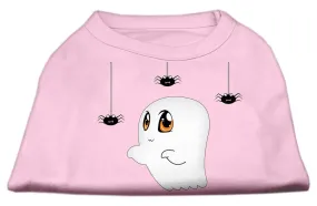 Sammy The Ghost Screen Print Dog Shirt Light Pink Xs (8)