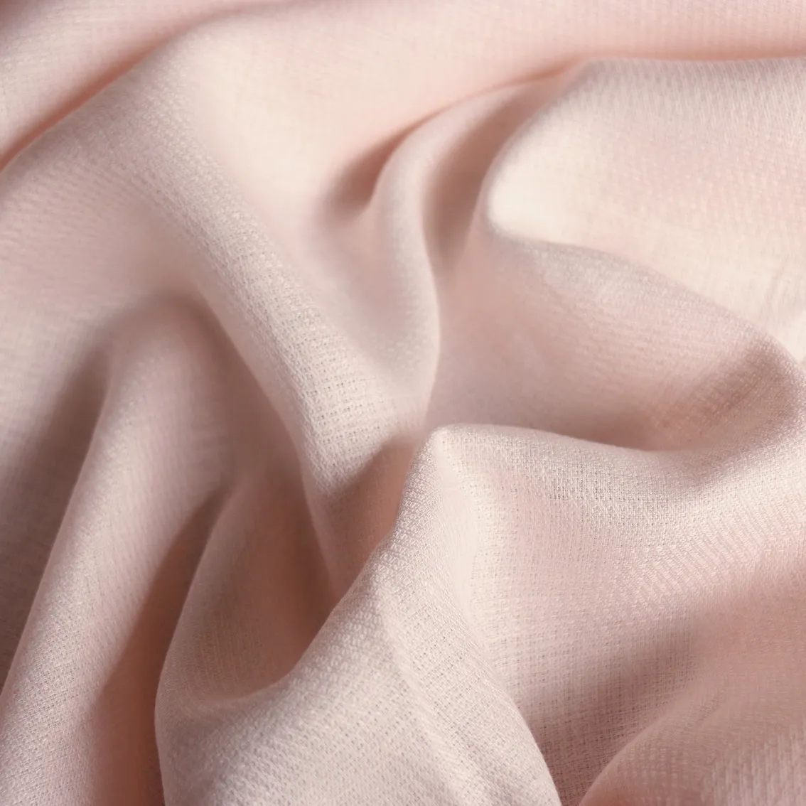 Shell Pink Jacquard Linen