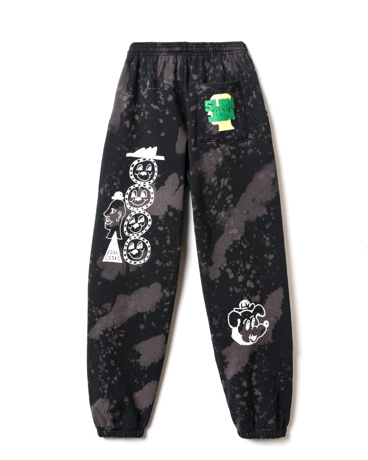 Slam Jam x Brain Dead Sweat Pants - Splatter Dye