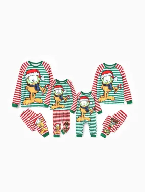 Striped Garfield Family Matching Christmas Pajama Sets