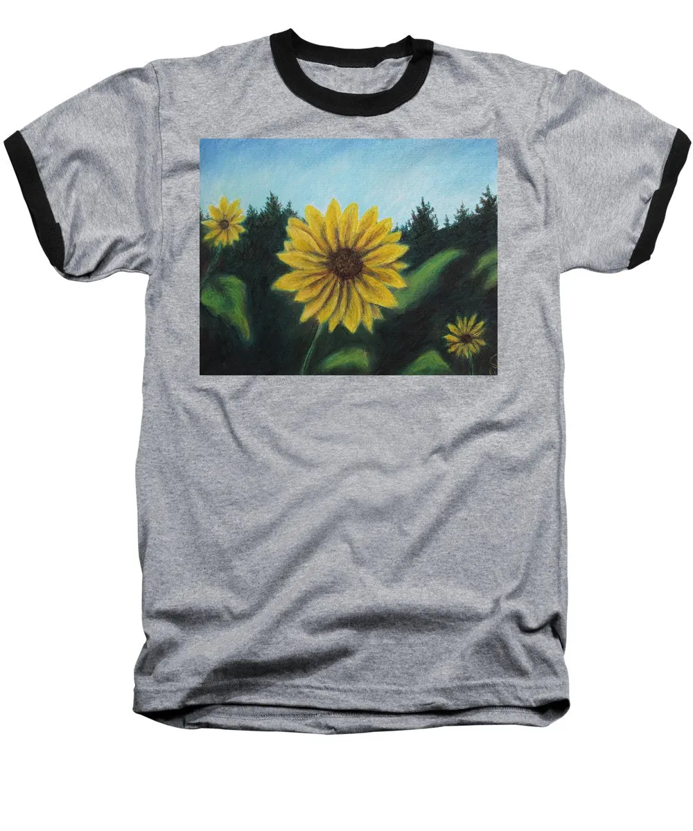 Sunny Sun Sun Flower - Baseball T-Shirt