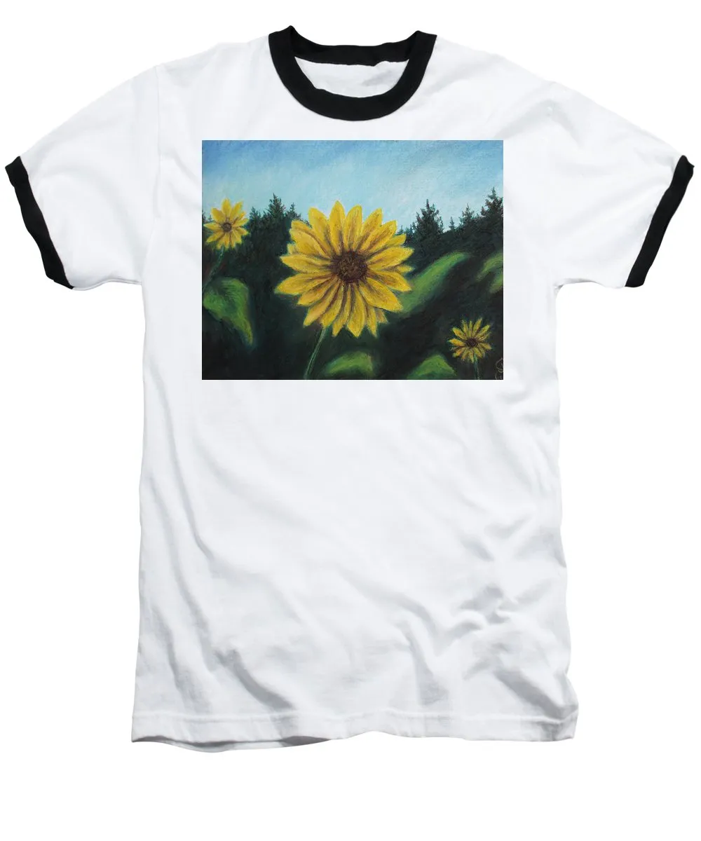 Sunny Sun Sun Flower - Baseball T-Shirt