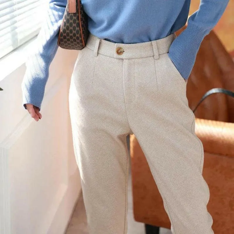 Tailored Fusion Pencil Pants: Sophisticated Style and Comfort