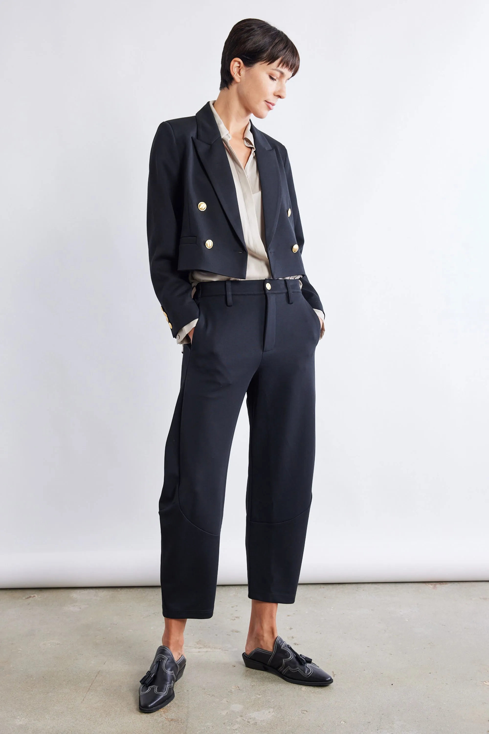 The Stretch Suit Cropped Blazer